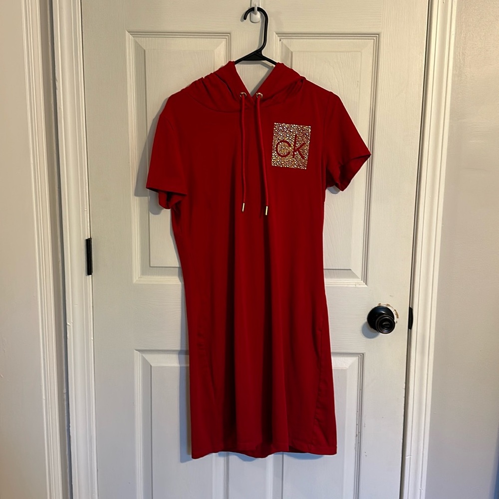 NWOT Hooded Calvin Klein Dress